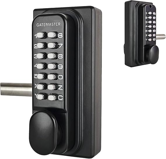 Gatemaster BDG1030R Superlock 2.0 Digital Double-Sided Gate Lock | Mechanical Keypad Both Sides | Fits 10–30mm Gate Frames | Right Hand
