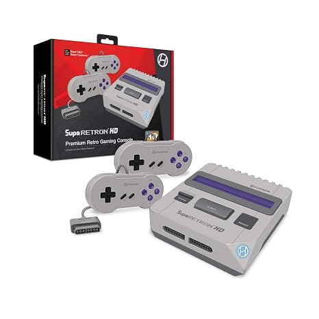 Hyperkin SupaRetroN HD Gaming Console for SNES/SFC with Controllers