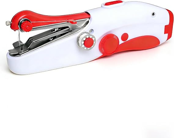 Sewing Machine,Handheld Sewing Machine, Handheld Sewing Machine,Mini Portable Electric Sewing Machine for Beginners Adult Red