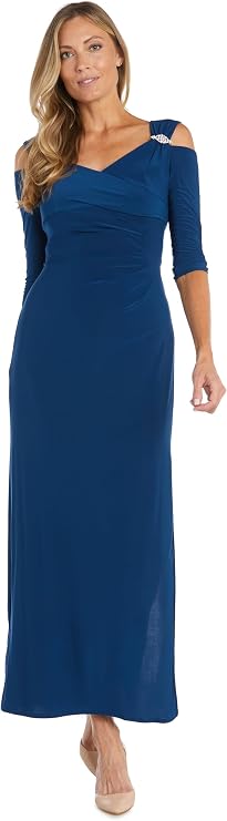 R&M Richards Women's Fleur De Lis Cocktail Dress