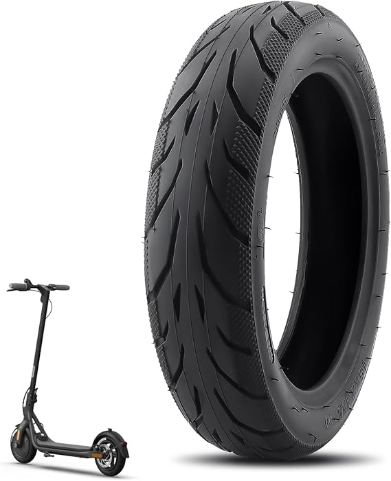 10x2.125 Tire, Heavy Duty Outer Tire Compatible with Ninebot by Segway Kickscooter F25/F30/F40/F65/D18W/D28U/D38U, Scooter Accessories 1 Pack