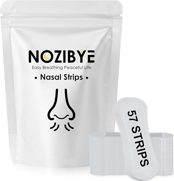 Nasal Strips, Nose Strips for Breathing - 57 Strips, Clear