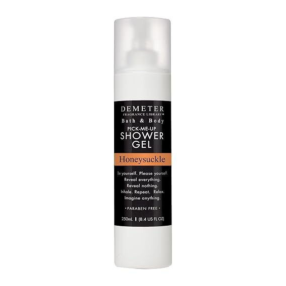 DEMETER Honeysuckle Shower Gel, Body Wash for Men and Women, 8.4 Oz
