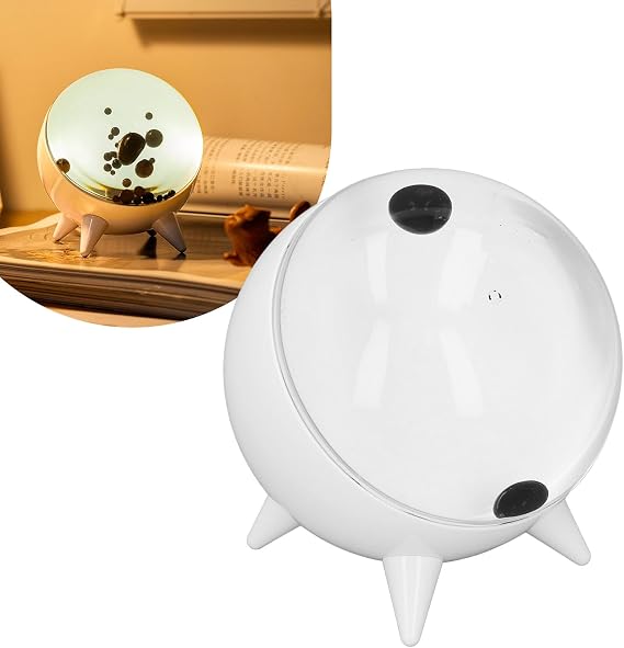 Fabater Ferrofluid Speaker Music Mate - Dancing Ferrofluid Sound Visualizer with Music Rhythm, in a Bottle, Ferrofluid Display Lamp, Magnet Liquid Gadgets, Desktop Decor