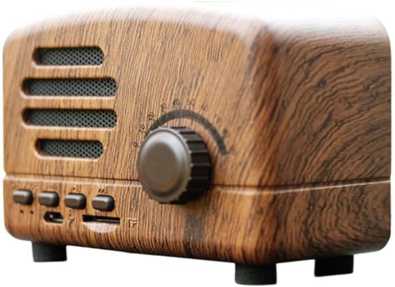 Retro Speaker Blue-tooth for MINI Wireless Radio Vintage Portable Small Wooden USB Support