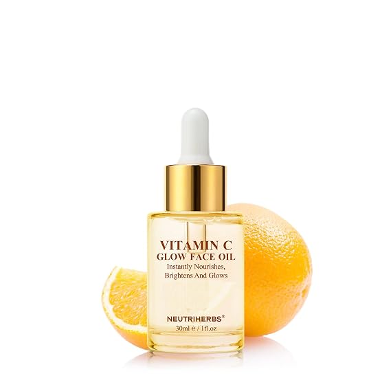 Neutriherbs Rosehip Seed Face Oil with Vitamin C Nourish Dry Skin - 1fl Oz