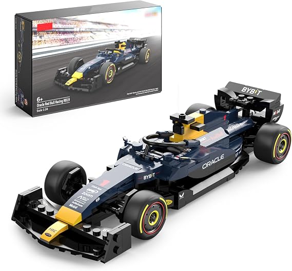1/24 Officially Licensed Building Bricks RedBull F1 Race Car Set, 333PCs