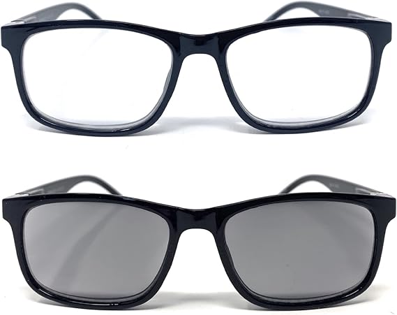 The Transformer Photochromic Reading Glasses, Transition Readers for Men and Women