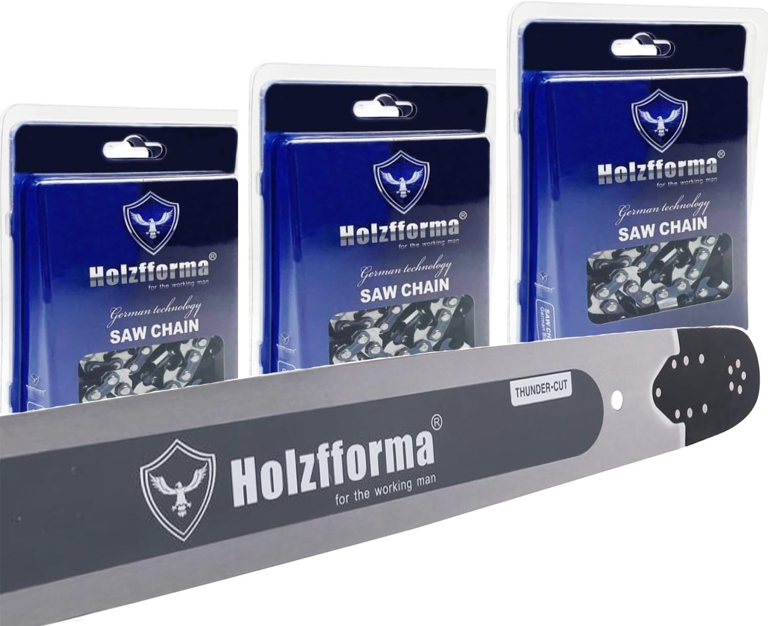 72inch Holzfforma Guide Bar Standard Ripping Skip Chain 404 .063 192DL Combo Compatible With 088 MS880 070 090 084 076 075 051 050 Chainsaw