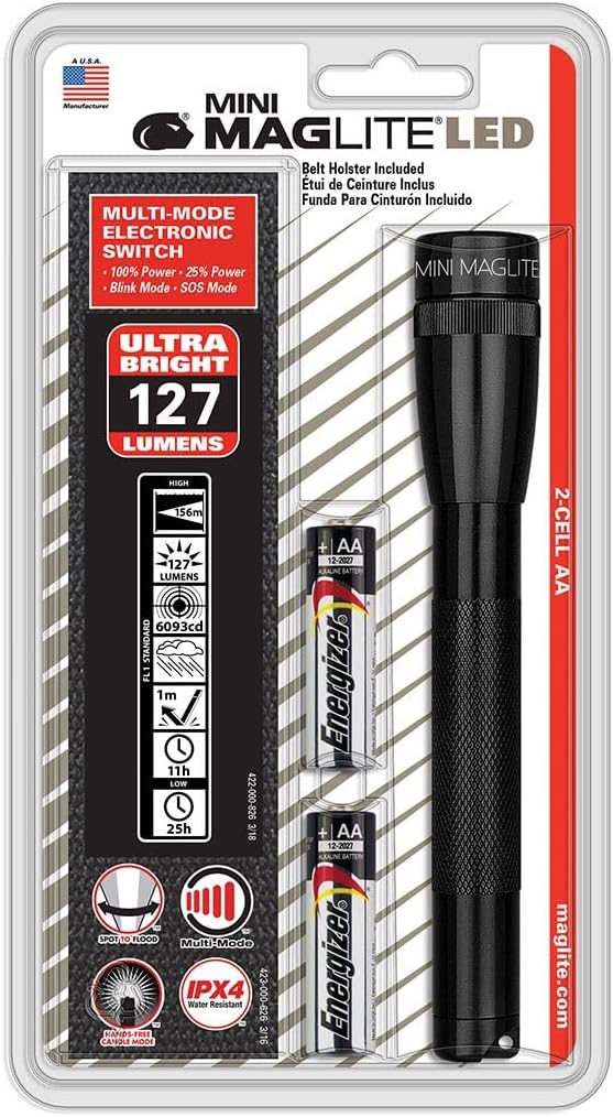 MagLite MINI LED FLASH LIGHT 2 CELL AA - 1 Each