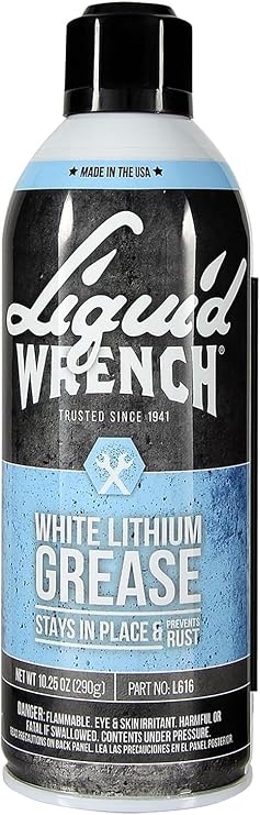 Liquid Wrench L616-6PK White Lithium Grease - 10.25 oz., (Case of 6)