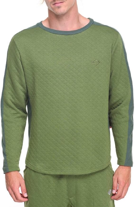 ENYCE Men's X-Large Green Quilted Long Sleeve Shirt