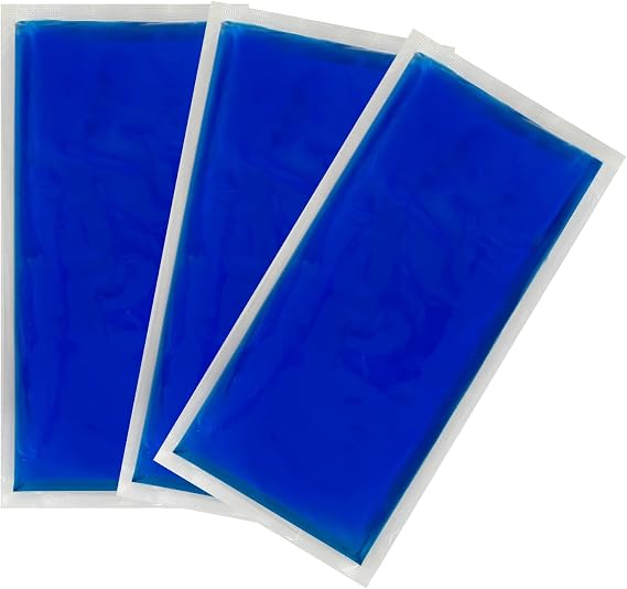 Flexy Medical Sıcak ve Soğuk 3 Adet Kompres Termojel Buz Paketi, 13x26cm, Migren, İncinme, Burkulma, Kas Ağrısı, Baş Ağrısı, Göz Altı Morluğu, Tendon İltihabı, Termofor, Kompres Jel, Eklem Ağrısı