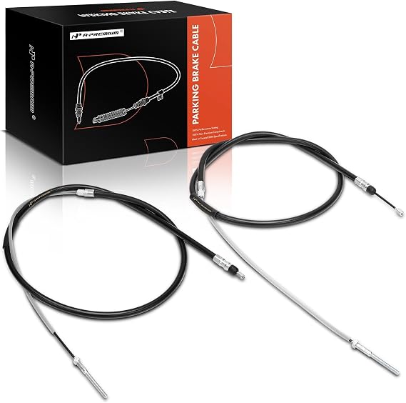 A-Premium Rear Parking Brake Cable Assembly Compatible with BMW Models
