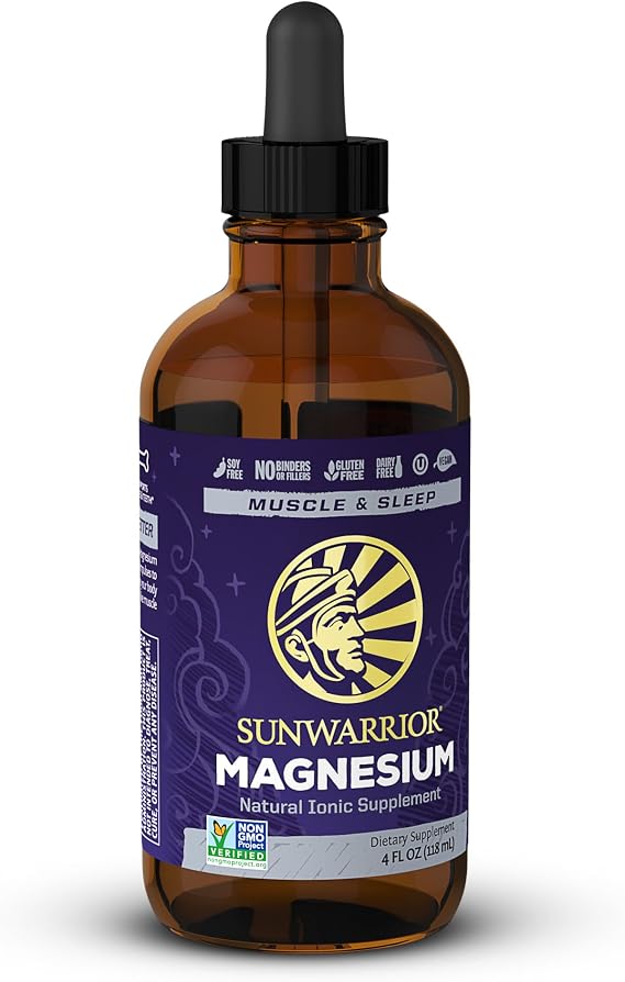 Sunwarrior Magnesium Mineral Supplement (4 FL Oz) 28 Servings