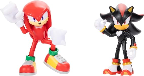 Sonic the Hedgehog 4-inch Action Figure 2-Pack Knuckles & Shadow