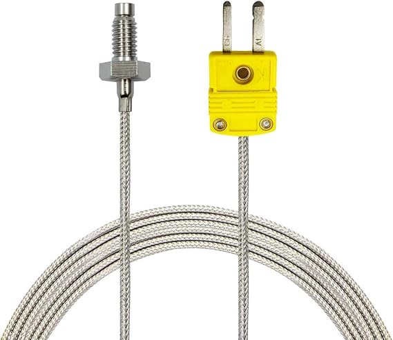 PerfectPrime TL6500 K-Type Thermocouple M6 Threaded Pipe Thread 32~932?