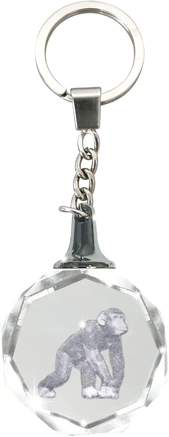 Deluxebase Crystal Silhouette Keychains from Animal Crystal Glass Dome Keychain. Unique Crystal Key Holder Gifts for Women.