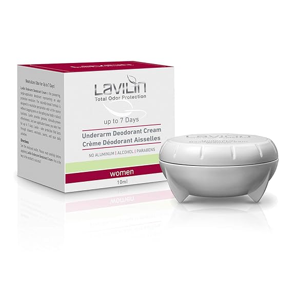 LAVILIN Underarm Deodorant Cream For Women - Up to 7-Days Protection The Ultimate and Different Way to Prevent Unpleasant Odors Alcohol, Paraben & Aluminum Free
