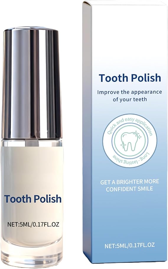 Tooth Polish - Brightening Cleaning Toothpaste, 5ml White Tooth Polish Paste Feature, Cleaning Sensitive Mouths, Maintenance Mouthwash Use, Gum Care Adults Hygiene Health