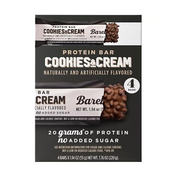 Barebels Nutrition Bars - 7.76oz/4 Bars (Cookies & Cream)