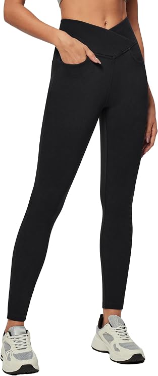 IUGA Jeggings for Women Stretchy Pull On High Waisted Skinny Jeans Leggings | 4-Way Stretch, Tummy Control, Elastic Waist, 4 Pockets, Butt Lifting, Jean Sweatpants, Casual Pants, Trendy, Work, Travel
