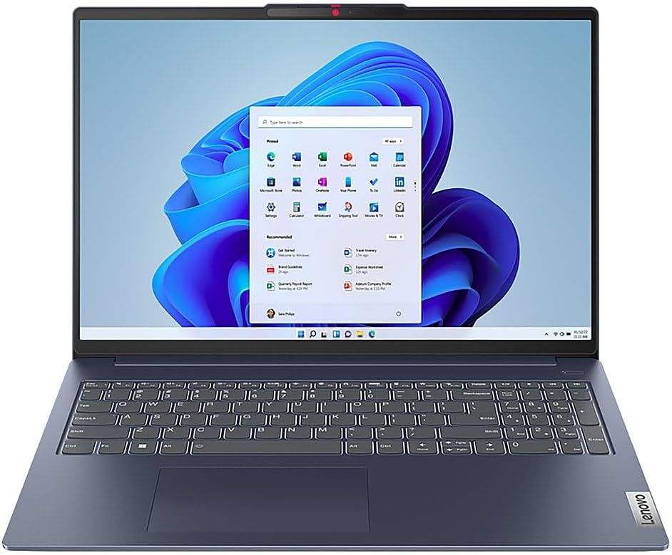 Lenovo IdeaPad Slim 5 Personal Laptop, 2024, 16 1920 x 1200 IPS, Intel-10 Core 7 150U, 16GB LPDDR5, 1TB SSD, Win11 Pro, Backlit KB, Wi-Fi 6, BT 5.2, 1080p FHD Camera, Abyss Blue