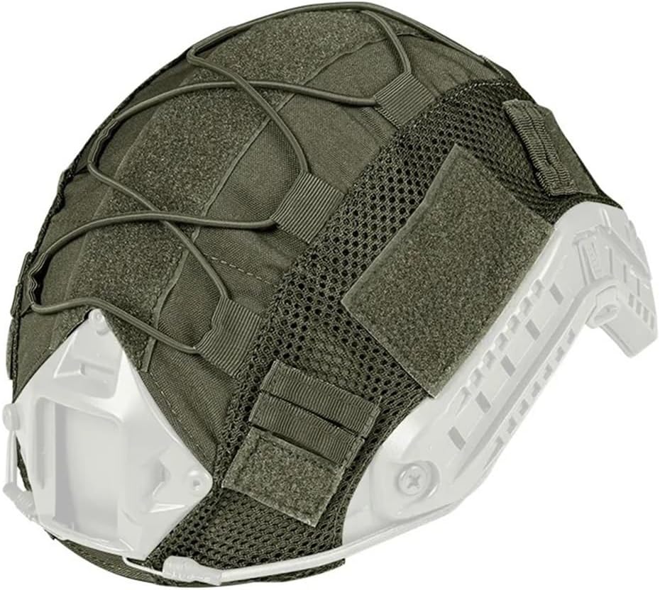 Tactical Helmet Cover FAST Helmet Camouflage Multicam Airsoft Hat Tactical Helmet Accessories Color: RG