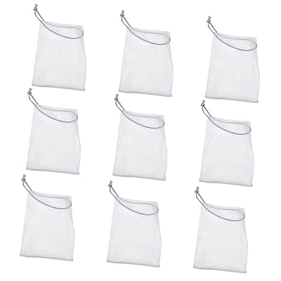 40pcs Soap Pouch Foaming Net for Cleansing Exfoliating Drawstring Design for Quick Drying and Easy Storage