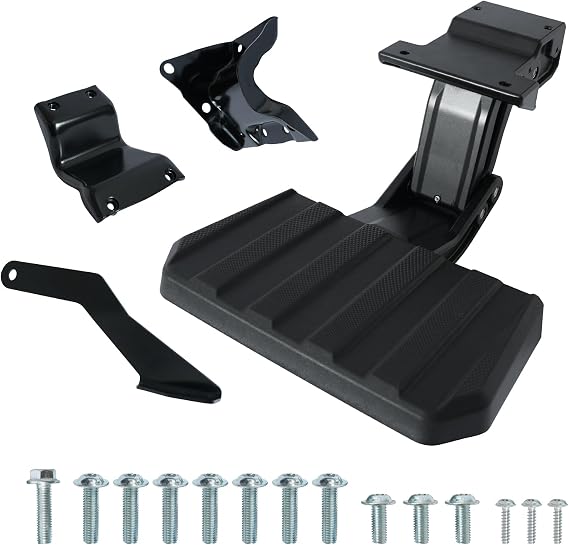 F150 Rear Bed Step Compatible with 2024 2025 Ford F150 with Pro Access Tailgate, Retractable Bumper Tailgate Step Replace VRL3Z-17A958-A