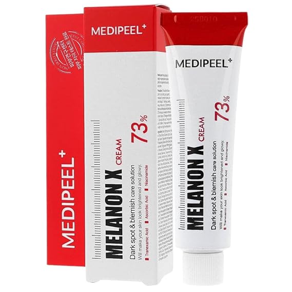 Medi-Peel Melanon X Cream 1.01 fl oz, Reduce Dark Spots, Anti-Aging, Spot Cream, Spot Treatment, Skin Trouble Care, Brightening, Moisturizing, Blemish & Freckles, Korean Skin Care