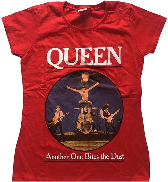 Queen One Bites The Dust Junior Top Red