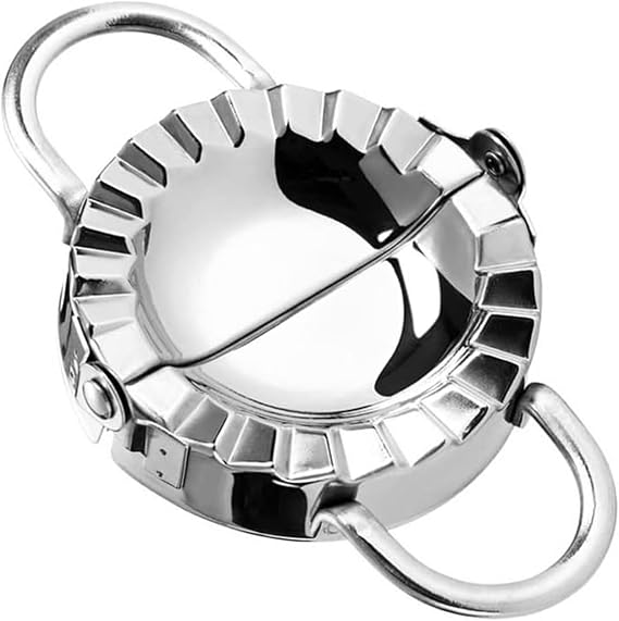 Stainless Steel Empanada Maker Press Ravioli Mold Gyoza Maker Small Dumpling Maker Perfect Ravioli Mould Pastry Dough Press for Kitchen