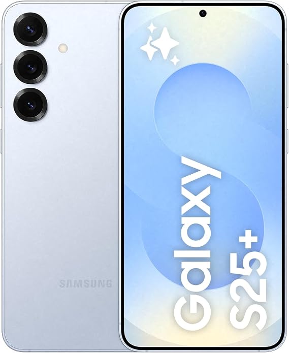 Samsung Galaxy S25+ AI Smartphone, Galaxy AI, 12GB Memory, 256GB Storage, 50MP Camera, Icy Blue, (UK Version)