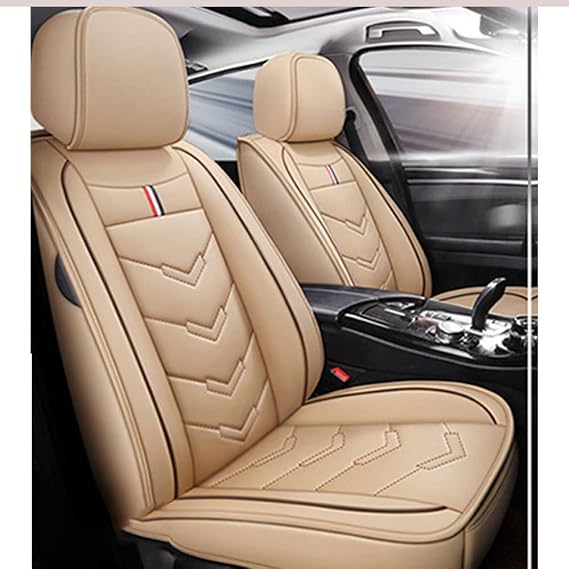 Leather Car Seat Covers Full Set Custom for Volvo XC40 2018-2022, Breathable Front Rear Seat Protectors Cushion Seat Cover Sets Auto Four Seasons Seat Accessories