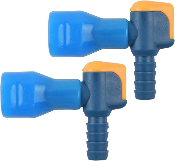 2-Pack 90 Degree Bite Valve Replacement, Mouthpiece for Hydration Packs. Fits CamelBak Water Bladders & Most Hydration Backpacks.
