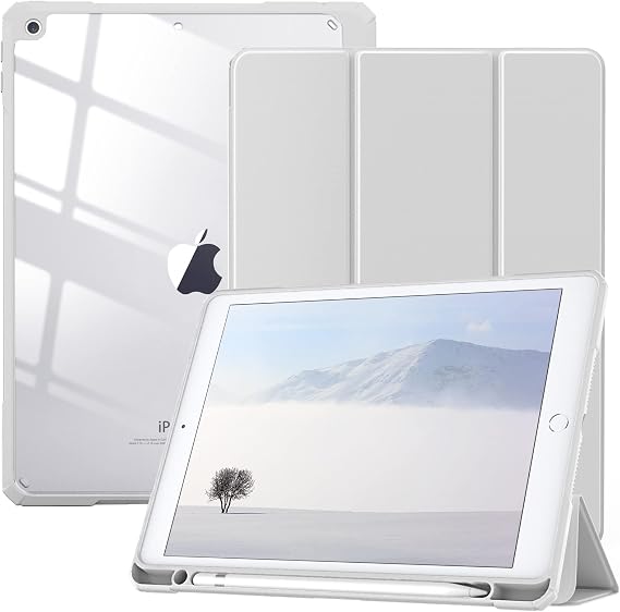 TiMOVO Case for iPad 9th/8th/7th Generation 10.2 inch, Light Gray