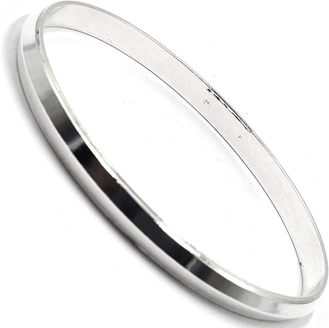 Balaji 925 Solid Sterling Silver Punjabi Sikh Kada/Bracelet-Style#07