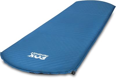 Fox Outfitters Comfort Series Self Inflating Camp Pad - Perfect Foam Sleeping Pads for Camping, Backpacking, Hiking, Hammocks, Tents Regular