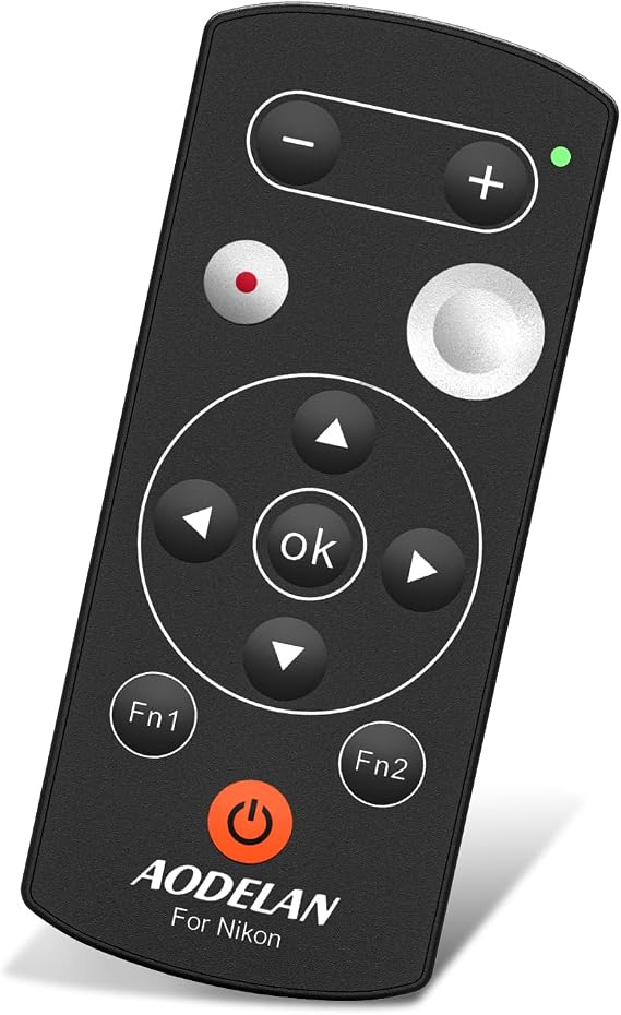 Wireless Remote Control Camera Shutter Release ML-L7A for Nikon COOLPIX B600,A1000,P1000,Z50, Z30,Z7 II,Z fc,Replace Nikon ML-L7