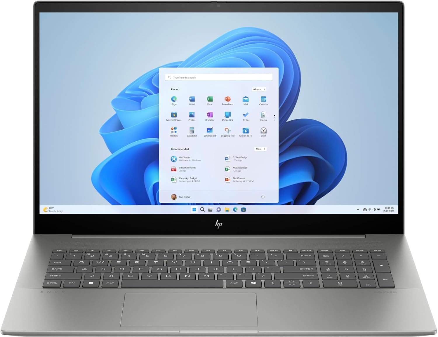 HP Envy 17-CW100 2024 Laptop  17.3 Touch NVIDIA GeForce RTX 3050 60hertz  Intel Ultra 7 155U 12 Cores  48GB DDR5 1TB NVMe SSD M.2  Backlit Keyboard Thunderbolt 4 Wi-Fi 6E  Win11