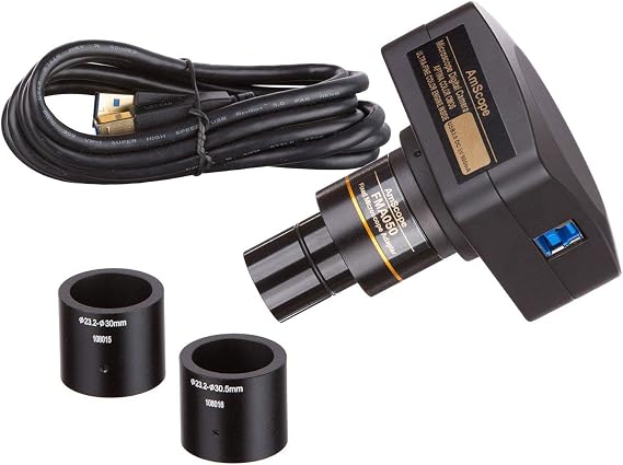 AmScope 18MP USB3.0 Real Time Live Video Microscope Digital Camera