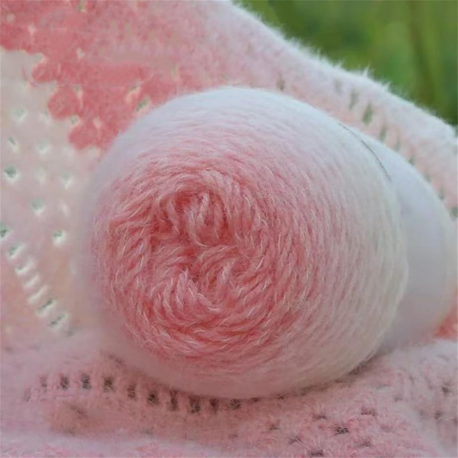 Rainbow Yarn, Medium Thick Yarn, Knitting Yarn, Cotton Yarn, Cashmere Style, Tiered Dying, Oil Painting Color, Approx. 7.1 oz 200 g, 135 Ball Set Available, Crochet Knitting Yarn, Weaving Yarn