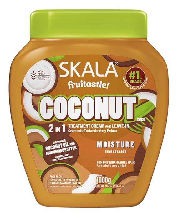 Skala - Linha Frutastica - Creme de Tratamento Coco 1 Kg - (Fruitastic Collection - Coconut Treatment Cream Net 35.37 Oz)