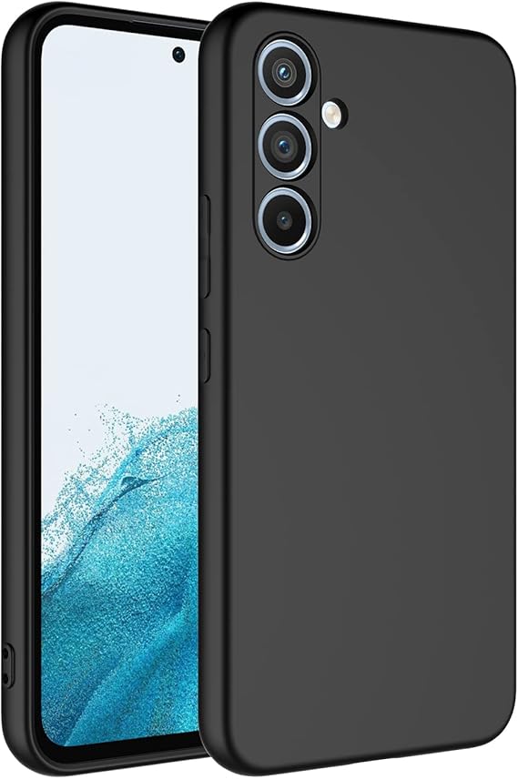 Spia Samsung Galaxy A54 Case Black Launch Cover Original Flexible Durable Anti-Shock New Generation Design (Samsung Galaxy A54, Black)