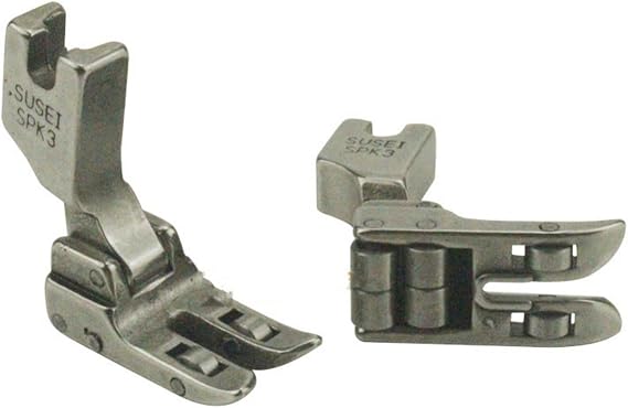 1 PC. INDUSTRIAL SEWING MACHINE ROLLER FOOT FOR JUKI SINGER BROTHER #SPK3 , Roller Foot Presser Foot Snap-On High Shank Leather Sewing Accessories for Singer Juki Industrial Sewing Machine