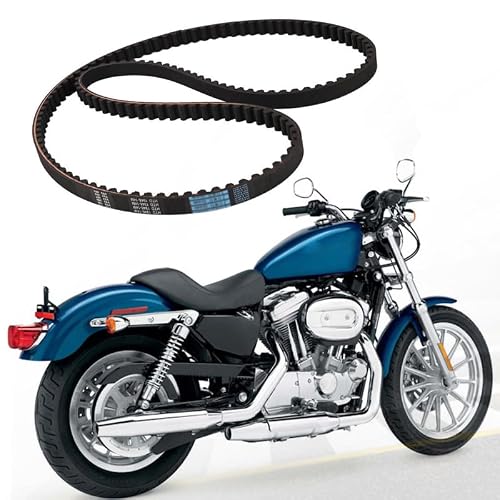 Rear Drive Belt 128T 1-18 Compatible with Harley Davidson Sportster 883 1200 Hugger XL XLH 883C 1200C 1200S 1991-2003 Replace 40022-91 1204-0042 58-420