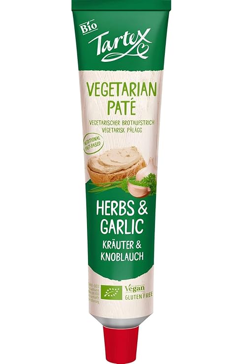 Tartex Organic Herb & Garlic Vegetarian Pate