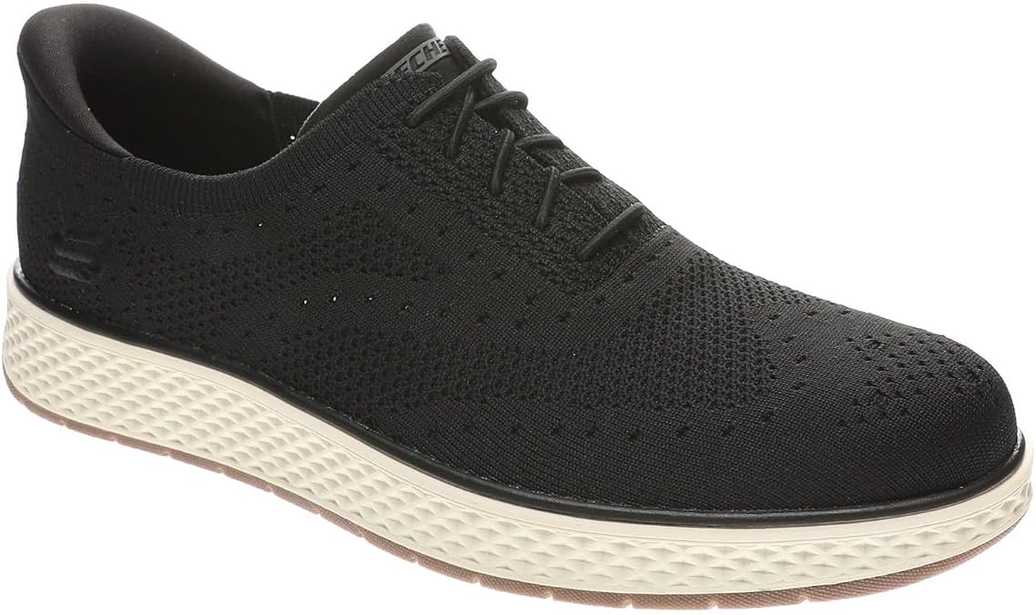 Skechers USA Burkett Men's Oxford, 7 D(M) US, Black