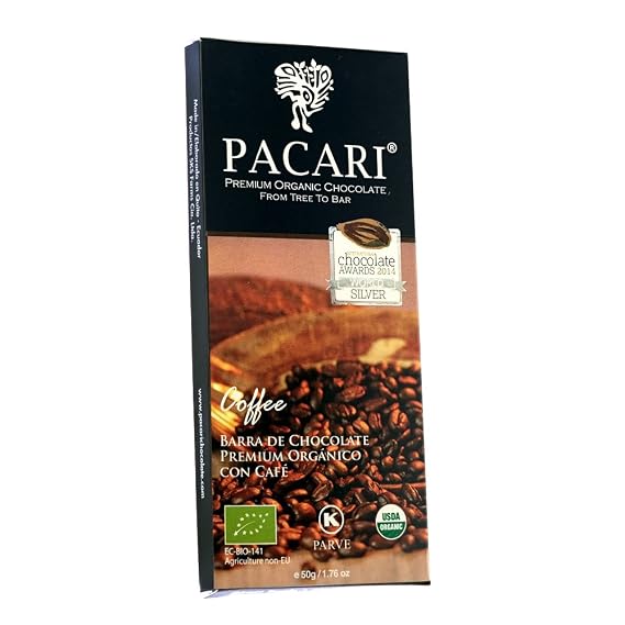 Pacari Coffee Organic Chocolate Bar